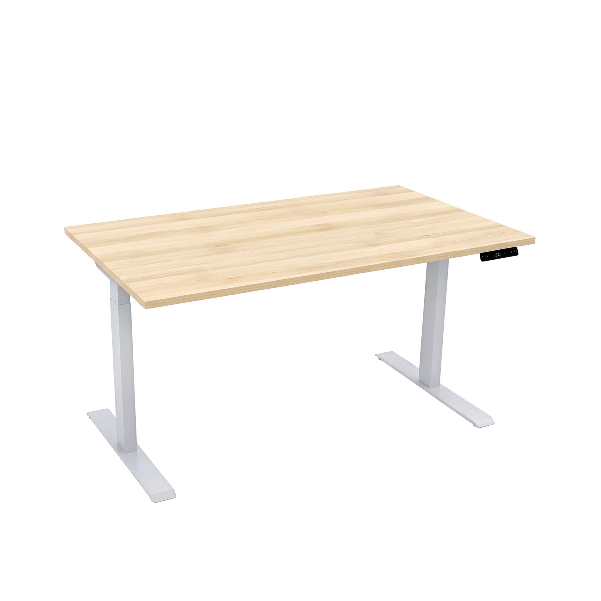 Стіл з електричним регулюванням висоти, двомоторний, 2-ступеневий, без заглушки, 1200х600х718-1223 мм, НІКАН ГРУП (69901)